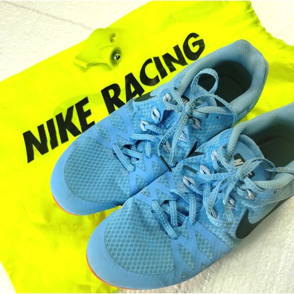 Nike Racing Shoes Rival M Multi Use Sneaker Lace Tie Aqua Adult Sz9-runs Small - Picture 4 of 12